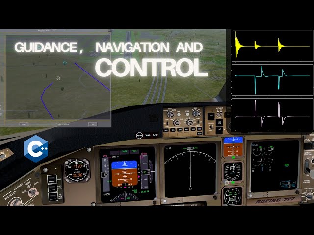 Guidance Navigation and Control of Aircraft (from scratch) | C++ | Python | FlightGear