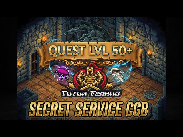 TIBIA: Squeezing Gear of Girlpower QUEST - COMPLETE Tutorial in Spanish