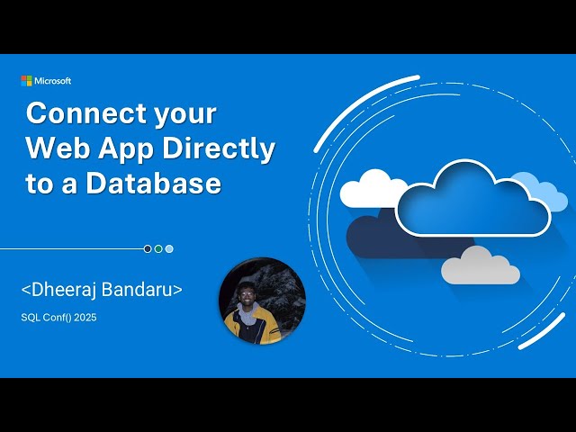 Connect your Web App Directly to a Database