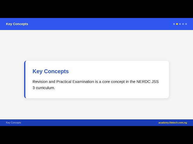 JSS 3 Computer Studies - Revision and Practical Examination | Nigerian Curriculum