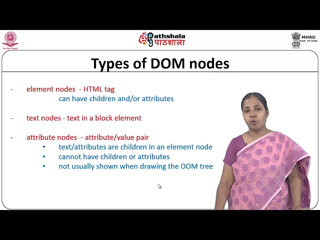 JavaScript and HTML DOM