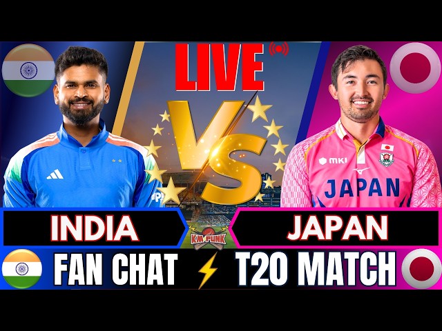 🔴LIVE: IND vs JPN, Live T20 Match | INDIA vs JAPAN Live match Today | Live Cricket Score & Fan Chat