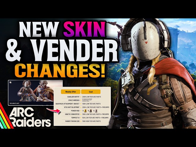 ARC Raiders New Update! New Skin & New Vender Rotation!