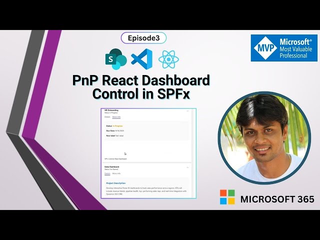 PnP Dashboard Control SPFx Tutorial | Build Modern Dashboards in SharePoint #spfx