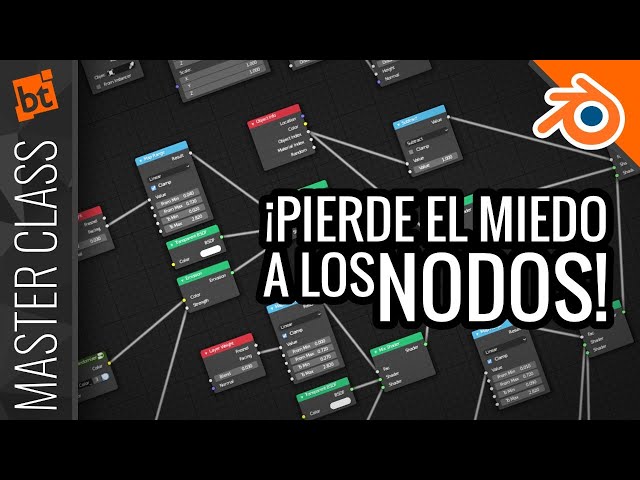 Masterclass: Cómo usar los nodos de Blender (¡desde cero!)