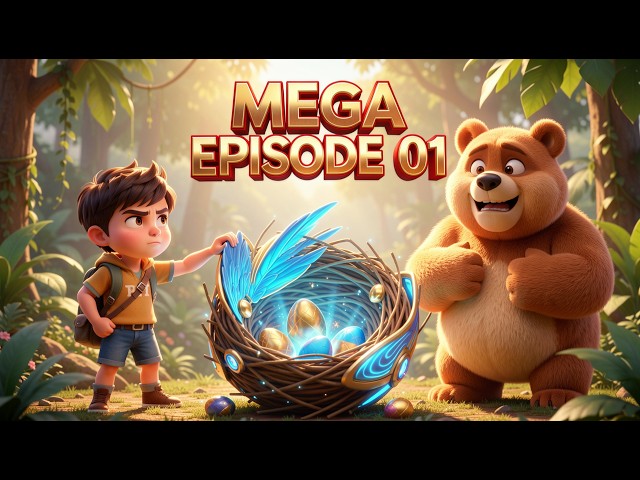 The Secret of the Whispering Jungle - Ep. 01: The Golden Egg's Guardian (3D Animated Cartoon)