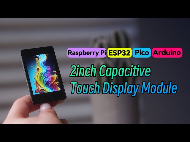 2inch Capacitive Touch LCD, with ST7789T3 Display Driver, Touch Display Module, 240×320 Resolution