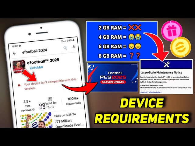 Will eFootball™ 2025 Run On Your Device | Mobile Requirements For Playing eFootball™ 2025 Mobile