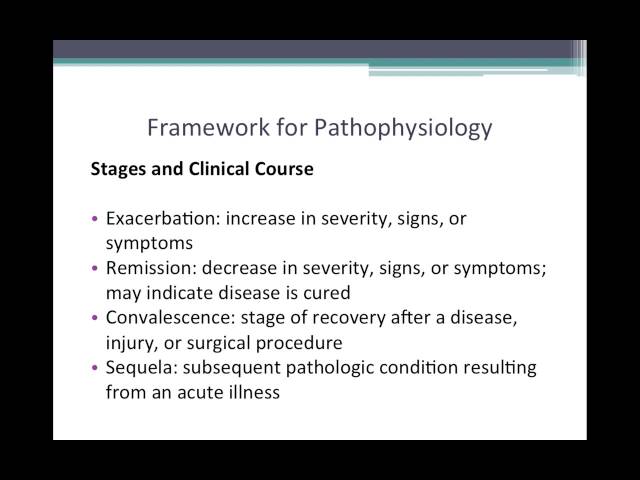 Chapter 1 Introduction to Pathophysiology BIOL300