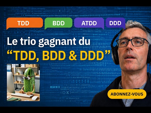 Le trio gagnant du TDD, BDD et DDD