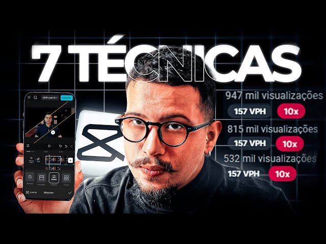 7 EDITING TECHNIQUES that SEPARATE A PROFESSIONAL from an AMATEUR in CAPCUT on CELL PHONE!