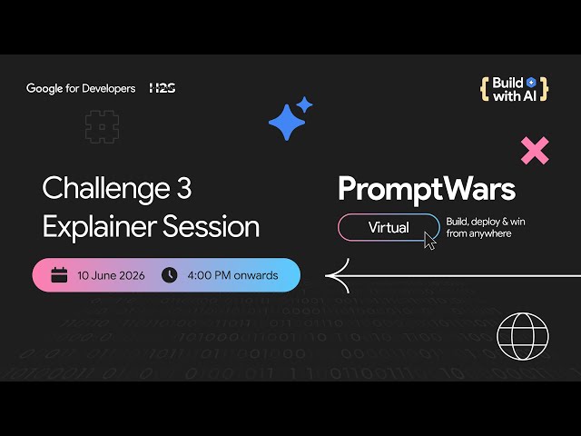 Introductory and Problem Statement Explainer Session - Challenge 3 | PromptWars Virtual