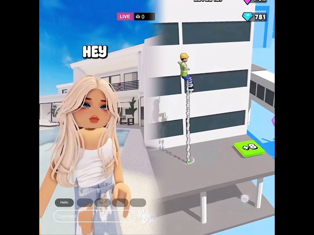 💗 School Love  Popular Girls Go Live  🏡 Roblox Story #roblox #shorts