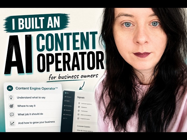 From Human Signal to Operators, Websites, and A Full Business Model