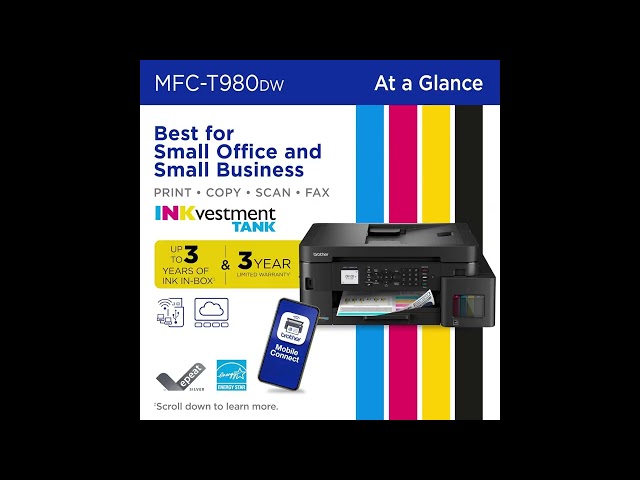 Brother MFC-T980DW Printer Review - Wireless, Ethernet, & Media Tray Test