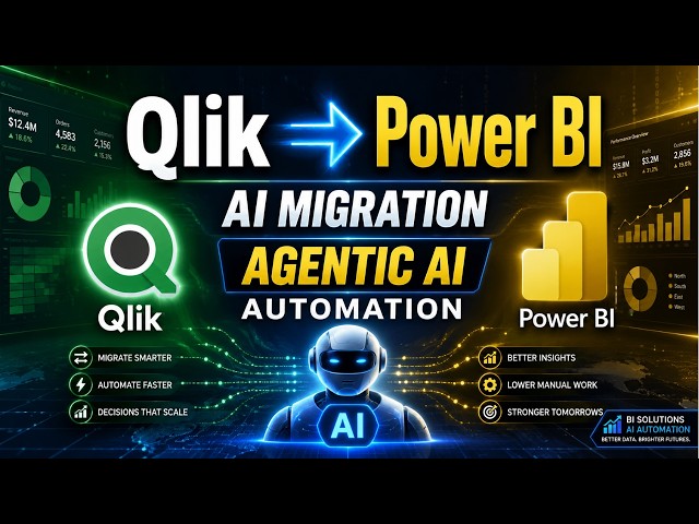 Qlik Sense to Power BI Migration Using Agentic AI | End-to-End Automation