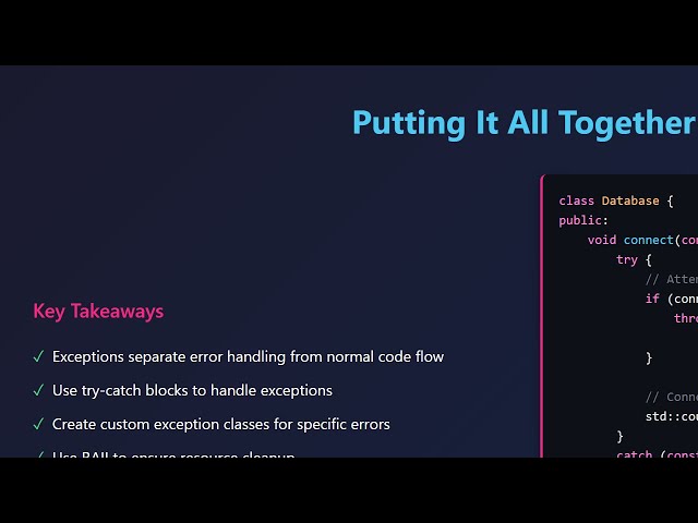 C++ Exception Handling Tutorial: Try, Catch & Throw Explained for Beginners ✨