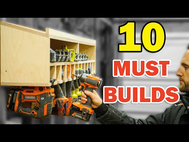 10 Must Build Shop Projects for Woodworkers