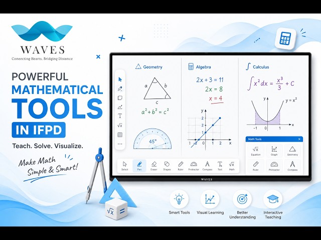 Make Math Easy with WAVES Interactive Flat Panel