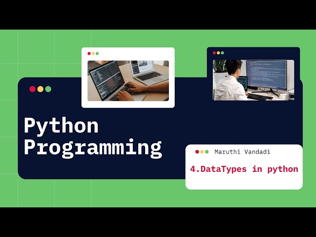 Quick Introduction to Python Data Types