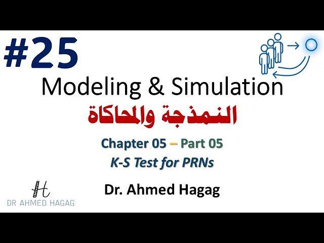 25 – Modeling & Simulation | Ch5-5 | K-S Test | 1 Modeling and Simulation | Random Number Test