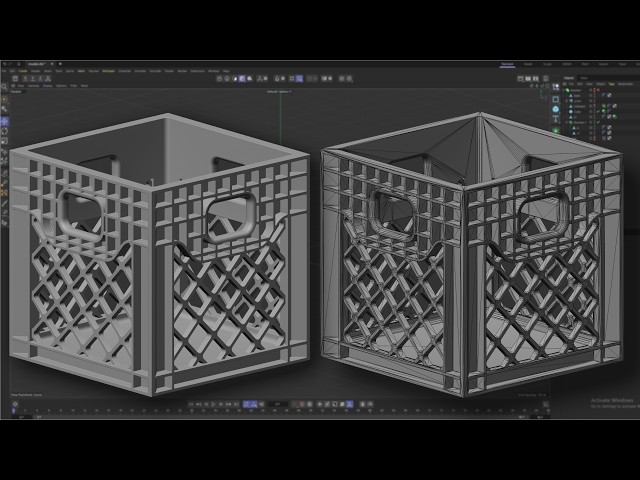Boolean/Polygon Modeling Workflow in Cinema 4D