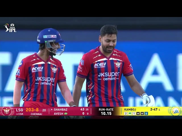 IPL MAY 10 2026 M53 LSG VS CSK MATCH HIGHLIGHTS