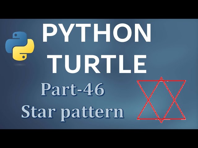 Python Turtle Project | Star Shape Design
