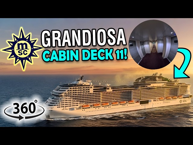 MSC Grandiosa 360° Cabin Deck 11 Tour