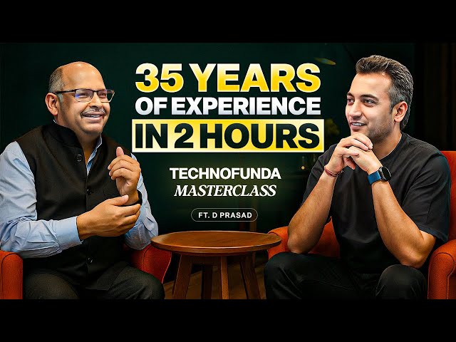 TechnoFunda Masterclass | Multibagger Stocks Frameworks | Ft‪‬ D Prasad ji | ‬MastersInOne - EP 56