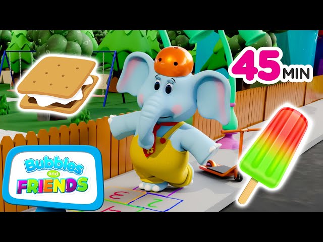 Best Summer Ever with Smores, Popsicles & More! | Bubbles and Friends | Kids Cartoons for Kids