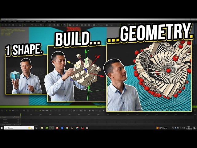 Learn the 3d modeling process behind complex geometric animations. #3danimation #iclone8 #roblox