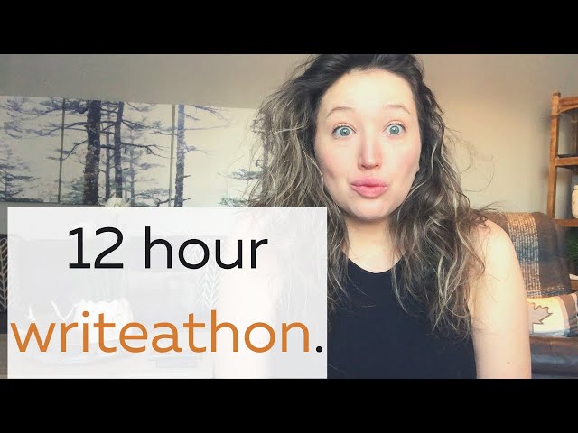 Writing a NOVELLA in ONE DAY // A 12 HOUR WRITEATHON writing experiment