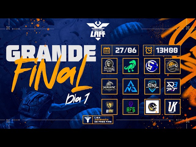 🚨 LAFF | SÉRIE B 🏆 GRANDE FINAL - DIA 01 | FREE FIRE AO VIVO🚨 #freefire