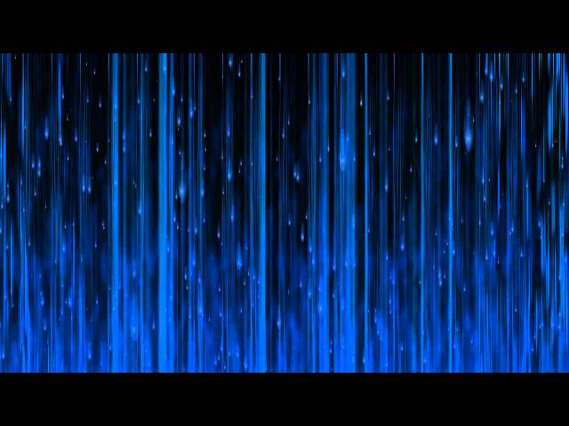 Blue Matrix Rain
