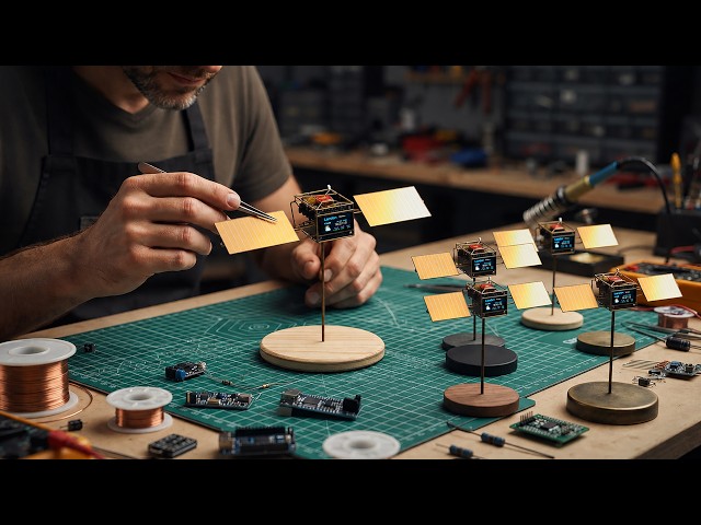DIY Electronics Project | How to Build a Smart Desk Clock with ESP32