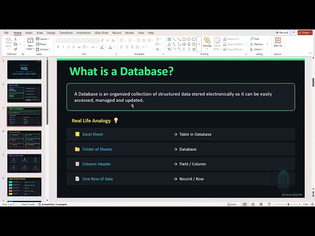 What is Database | #short1