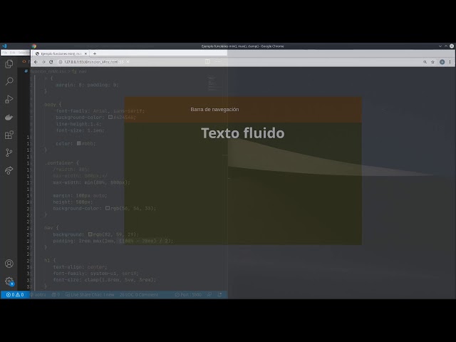 CSS. Funciones min(), max(), clamp() [13]