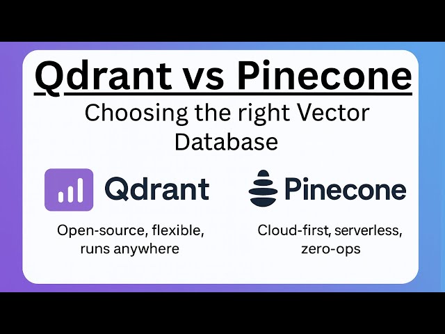 Qdrant vs Pinecone | Which Vector Database Should You Choose?