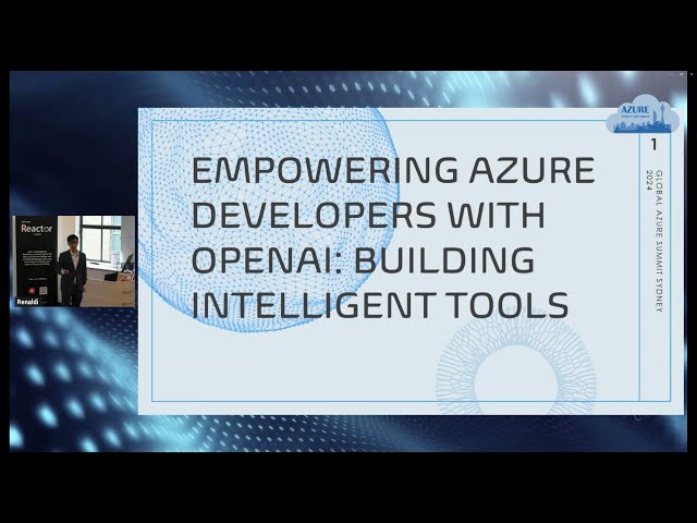 Global Azure Sydney 2024 - Empowering Azure Developers with OpenAI: Building Intelligent DevOps Tool