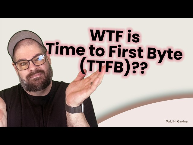 What is Time to First Byte (TTFB) - The Concepts of Web Performance