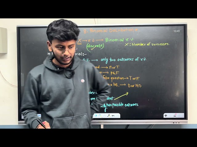 Binomial Distribution  | L-1 | class 12 th | IIT JEE | NDA | CET by Roshan Pawase Sir