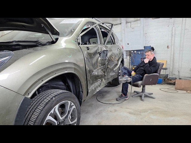 Severe Side Collision Subaru Ascent Full Body & Frame Repair