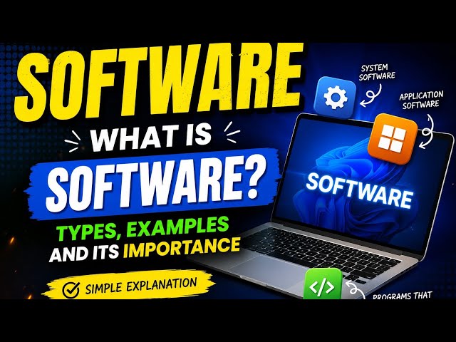 Part 7 | PLUS ONE COMMERCE | COMPUTER APPLICATION | SOFTWARE 1ST CHAPTER 
