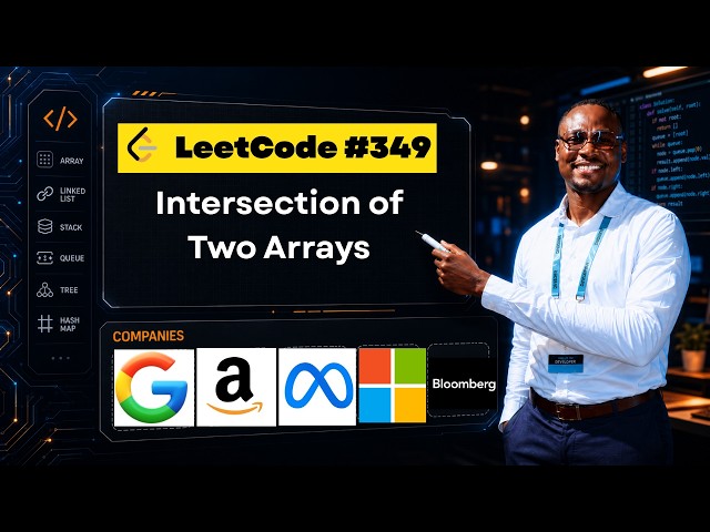 Intersection of Two Arrays Explained | LeetCode 349 Python Solution