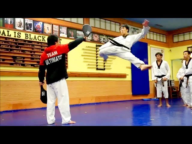 Taekwondo 360° 540° 720° Kicks & Backflips | Epic Martial Arts Demo