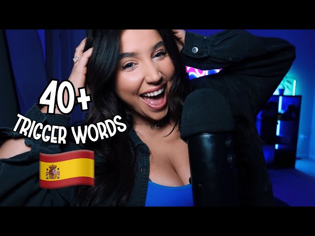ASMR en Español | 40+ trigger words, whispers, tapping, hand movements