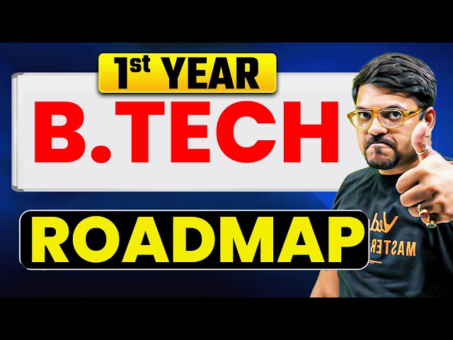 B.Tech 1 Year Complete Roadmap 2026 | Skills, Internships & Projects | Harsh sir