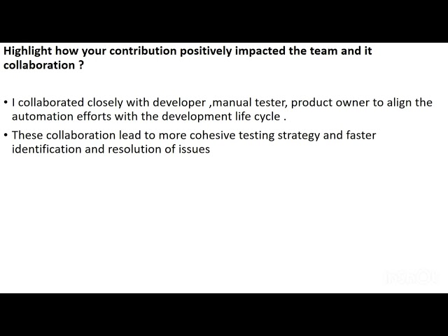 Automation best practice | your contribution | best practices you follow in automation selenium java
