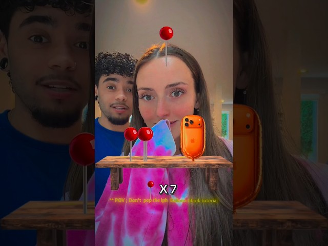 Don't pop the iPhone Balloon#tutorial#shorts#tiktok#filter#viral#iphone